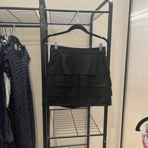 Rory Beca Mini Black Dress with Layered Design